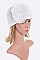 Pack of 12 Trendy Organza Flower Turban Set