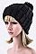 Classy Pom Pom Knit Beanie LA-HA300103