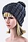 Classy Pom Pom Knit Beanie LA-HA300103