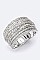 Layer Cubic Zirconia Ring LACW1836