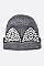 Fashionable Crystal Ears Beanie Hat LA-HA400086