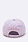 Embroidered 'You Complete Me' Distress Cotton Cap LA-T13COF04