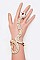 Stylish Snake Statement Palm Ring Bracelet