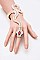 Stylish Snake Statement Palm Ring Bracelet