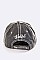 Thankful Leopard Print Patch Distress Cotton Cap LA-T13THK06