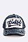 Thankful Straw Brim Distress Trucker Cap LA-T13THK04