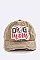 Dog Mom Patch Vintage Wash Cap LA-T13DOG01