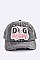 Dog Mom Patch Vintage Wash Cap LA-T13DOG01