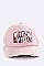 WEEKEND VIBES Embroidery Cotton Cap LA-T13WKN02