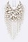 Mix Pearl Layer Head Turner Statement Necklace Set