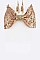VERSATILE CHAINMILL HOLIDAY BOW TIE NECKLACE SET
