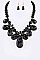 Crystal Iconic Floral Necklace Set LAGNE2055