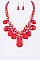 Crystal Iconic Floral Necklace Set LAGNE2055