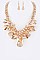 Crystal Iconic Floral Necklace Set LAGNE2055