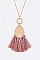 STYLISH TASSEL PENDANT NECKLACE