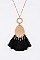 STYLISH TASSEL PENDANT NECKLACE