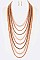 Stylish Multi-Layered Seed Beads Iconic Necklace Set LA-GNE2057
