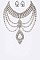 Classy Statement Rhinestone Necklace Set LA-GNE2047
