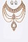 Classy Statement Rhinestone Necklace Set LA-GNE2047