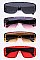 Pack of 12 Oversized Shield Inspired Sunglasses Set