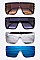 Pack of 12 Oversize Shield Inspired Sunglasses Set