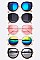 Pack of 12 Oversize Round Cat Eye Sunglasses Set