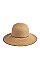 ROUND TOP WIDE BRIM HAT