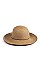 ROUND TOP WIDE BRIM HAT