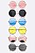 Pack of 12 Mix Lens Round Sunglasses Set