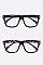 Pack of 12 Classic Blue Block Glasses Set
