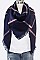 PACK OF 12 PCS ASSORTED COLOR PLAID PATTERN BLANKET SCARVES
