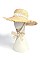 ROUND TOP LACE TRIM HAT