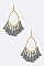 TEARDROP TASSEL EARRINGS