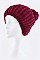 Pack of (12 Pieces) Assorted Solid Color PomPom Knit Fashion Beanie LA-SHT-H5368DD
