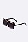 Pack of 12 Gold Trim Brow Bar Square Sunglasses Set