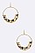 Chic Animal Print Round Earrings