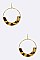 Chic Animal Print Round Earrings