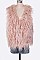 Glam Faux Shearling Shaggy Vest