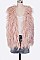 Glam Faux Shearling Shaggy Vest
