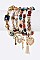 MIX CHARM LOVE THEME STRETCH BRACELET SET