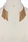 GOLD FRINGE CHAINS METAL BALL ENDED OPEN FASHION NECKLACE SET JYS-0456