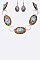 Stylish Concho Station Turquoise Necklace Set