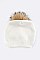 Stylish Raccoon Fur Pom Pom Slouchy Beanie LA-EMH8576