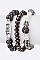 Lucky STRENGTH Mix Beads Layer Bracelet Set