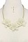 CHIC DARLING FLOWERS FASHION BIB NECKLACE SET JY-MNE6605