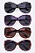 Pack of 12 Pieces Oversize Cat Eye Fashion Sunglasses