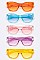 Pack of 12 Pieces Pastel Light Tint Iconic Sunglasses LA108-80895C