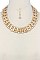 MULTI-LAYER BEAD FASHION COLLAR NECKLACE SET JY-MNE6177