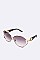 Pack of 12 Pieces Light Tint Designed Oversized Sunglasses LA108-3308
