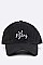 Embroidered Girl Gang Cotton Cap LA-EMH0956D
